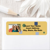 Étiquette de adresse photo personnalisé (En situation)