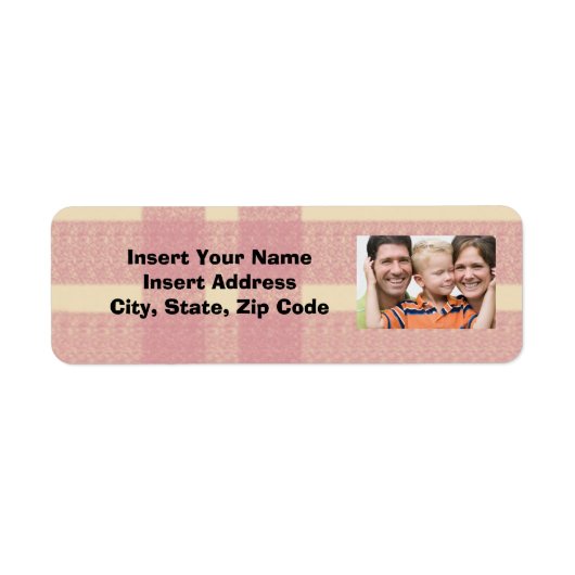 Étiquette de adresse photo personnalisé (Devant)