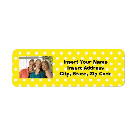 Étiquette de adresse photo personnalisé (Devant)