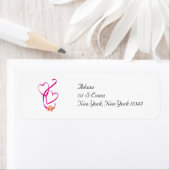 Étiquette de adresse simple (En situation)