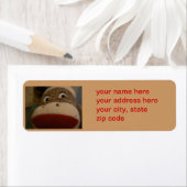 étiquette de adresse sockmonkey (En situation)