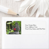 Étiquette de adresse : Statue de Bali (En situation)