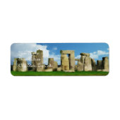 Étiquette de adresse Stonehenge (Devant)