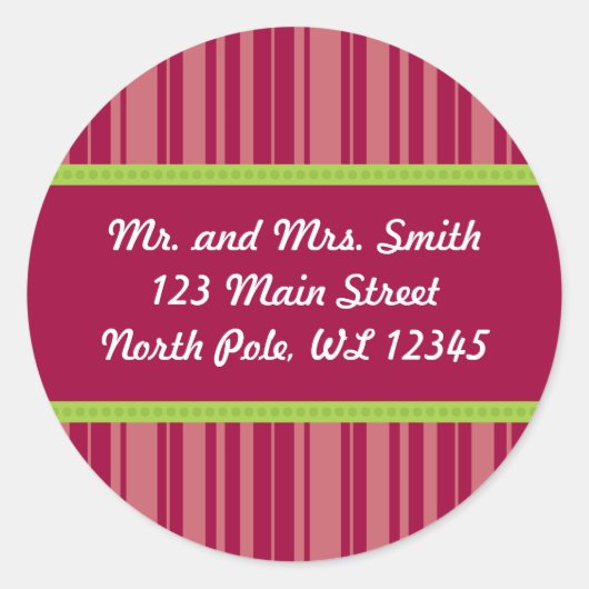 Étiquette de adresse sucre de canne - Révisé (Devant)