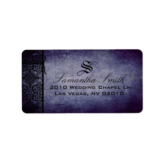 Étiquette de adresse Twilight D (Devant)