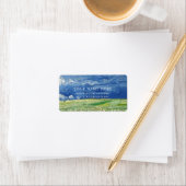 ÉTIQUETTE DE ADRESSE : VAN GOGH : CHAMP BLÉ (En situation)