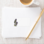Étiquette de adresse vide Lavender Bunch (En situation)