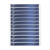 Étiquette de adresse Web de pare-feu Blue Spider (Feuille)