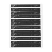 Étiquette de adresse Web Wraparound Black Spider (Feuille)