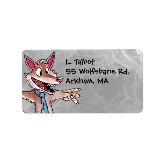 Étiquette de adresse Werewolf (Devant)