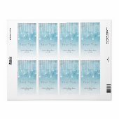 Étiquette de Baby Shower Céleste Lune & Étoiles (Feuille entière)