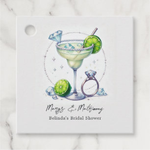 Étiquette de Baby Shower Mariage Chic Margaritas e