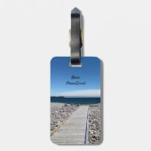 Étiquette De Bagage À L'Océan Atlantique (Dos Vertical)