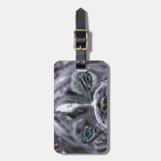 Étiquette de bagage à puce (Devant Vertical)