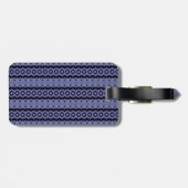 Étiquette de bagage de canalisation à chenille (Dos horizontal)