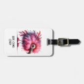 Étiquette de bagage Monstre à un oeil (Devant horizontal)