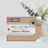 Étiquette de bagage par avion Italie Invitation ca (Debout devant)