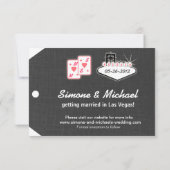 Étiquette de bagages pour "Las Vegas Save the Date (Dos)