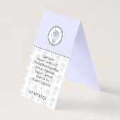 Étiquette de bain et de corps faits maison à la la (Back)