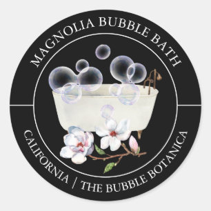 Étiquette de bain Magnolia Bubble
