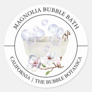 Étiquette de bain Magnolia Bubble