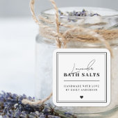 Étiquette de bain moderne maison Salt imperméable