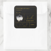 Étiquette de bain moussant à la vanille pour apoth (Sac)