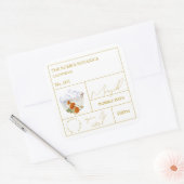 Étiquette de bain moussant Apothecary Marigold (Enveloppe)