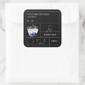 Étiquette de bain moussant Apothicaire Iris (Sac)
