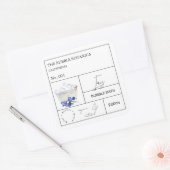 Étiquette de bain moussant Apothicaire Iris (Enveloppe)