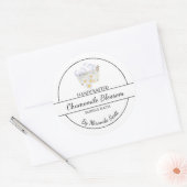 Étiquette de bain simple fait maison Chamomile (Enveloppe)