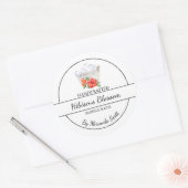 Étiquette de bain simple fait maison Hibiscus (Enveloppe)