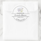 Étiquette de bain simple fait maison Lavender (Sac)