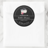 Étiquette de bain simple maison Dahlia (Sac)