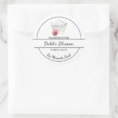 Étiquette de bain simple maison Dahlia (Sac)