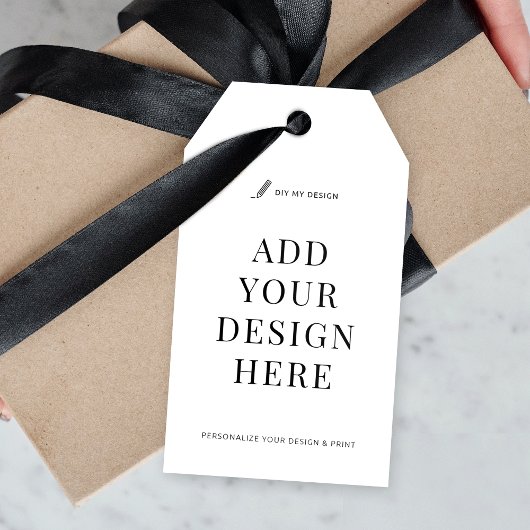 Étiquette de balise cadeau de 3,5 x 2 po