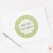 Étiquette de balise de table de Fête des mariées v (Enveloppe)