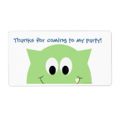 Étiquette de balise Monster Favors (Devant)