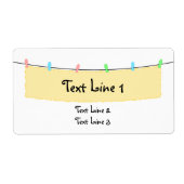 Étiquette de bannière (Devant)