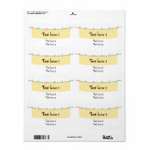 Étiquette de bannière (Feuille entière)