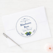 Étiquette de barres de myrtille maison (Enveloppe)