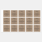 Étiquette de baume à lèvre imperméable à papier Kr (Feuille)