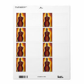 Étiquette de beauté silencieux (Feuille entière)