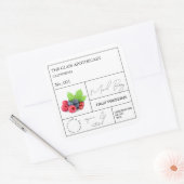 Étiquette de Berry mixte Apothecary (Enveloppe)