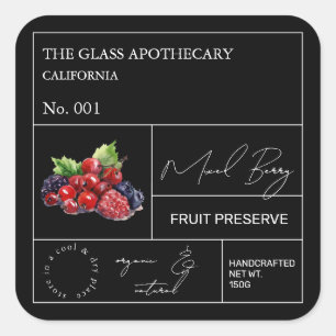 Étiquette de Berry mixte Apothecary