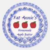 Étiquette de beurre Apple (Devant)
