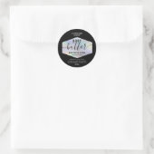 Étiquette de beurre corporel à script holographiqu (Sac)