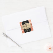 Étiquette de beurre corporel à script pailleté élé (Enveloppe)