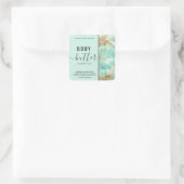 étiquette de beurre corporel à script pailleté lav (Sac)