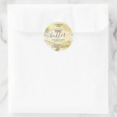 Étiquette de beurre corporel à script scintillant (Sac)
